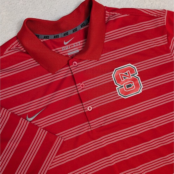 Nike Dri Fit Polo Mens XL North Carolina State Wolfpack Football NCAA - Picture 1 of 8